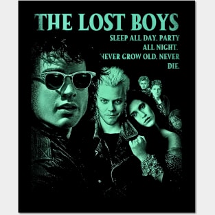 The Lost Boys (1987) Vintage Retro Posters and Art